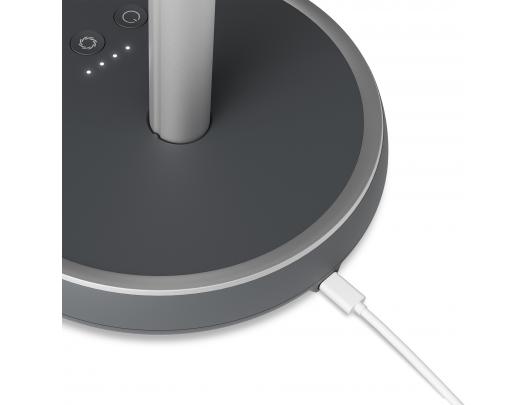 Ventiliatorius Duux Rize Flex, stovas, skersmuo 21 cm, greičių skaičius 4, svyravimas, 10 W, pilkas.