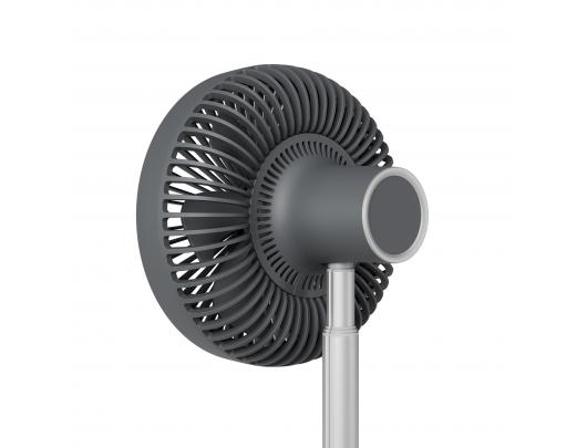 Ventiliatorius Duux Rize Flex, stovas, skersmuo 21 cm, greičių skaičius 4, svyravimas, 10 W, pilkas.