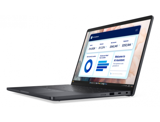 Nešiojamas kompiuteris Dell Pro Premium 13 PA13250, jutiklinis ekranas, QHD+, Intel Core Ultra 7, 32GB, 1000GB SSD, Intel Arc Graphics, Windows 11 Pro, Bluetooth 5.4.