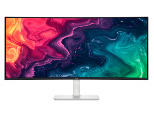 Monitorius Dell S3425DW, 34 in, VA, UWQHD 3440x1440 at 120 Hz, 300 cd/m², 2xHDMI, USB-C, 65 Watt, aukščio reguliavimas, pakreipimas, garsiakalbiai.