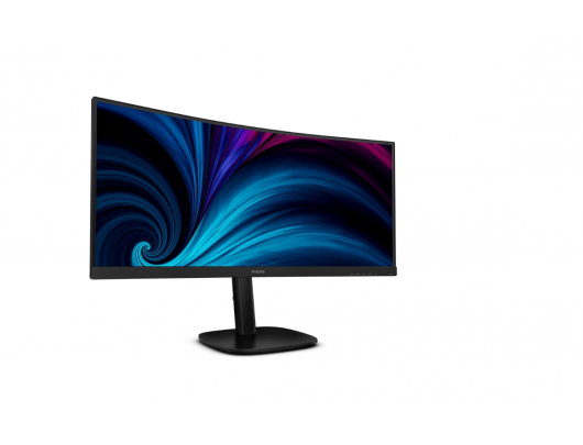 Monitorius Philips 34B2U3600C, 34 in, VA, WQHD 3440x1440, DisplayPort 120 Hz, HDMI 100 Hz, USB-C 120 Hz, aukščio reguliavimas, garsiakalbiai, Ethernet.