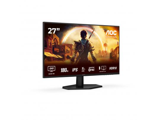 Monitorius AOC Q27G42XE, Fast IPS, QHD 2560x1440, 27 in, 300 cd/m², 2xHDMI, DisplayPort, Tilt, Speaker(s)