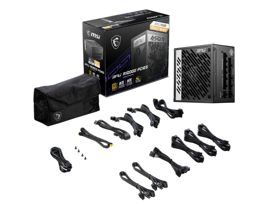 Maitinimo blokas MSI MPG A1000G PCIE5, 1000 W