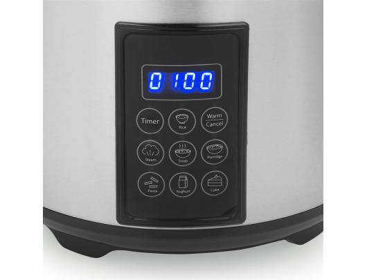 Ryžių virimo puodas Tristar RK-6138, 900 W, 2.2 L, 7 programos, pilka