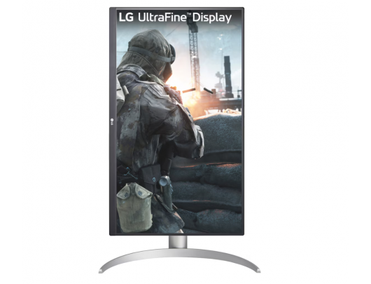 Monitorius LG UltraFine 27UP650K-W, IPS, 4K UHD (2160p) 3840x2160 60 Hz, 400 cd/m², 2xHDMI, DisplayPort, aukščio reguliavimas, pasukimas, pakreipimas.