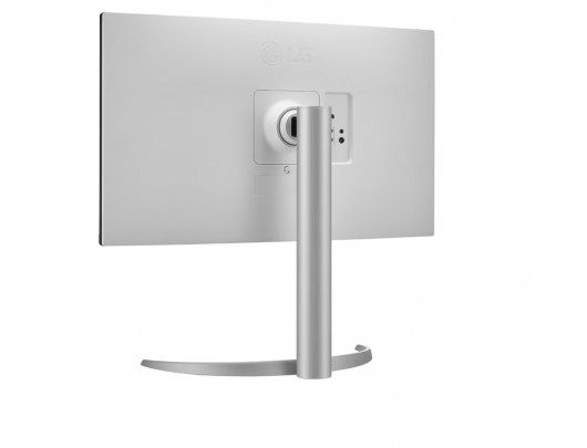 Monitorius LG UltraFine 27UP650K-W, IPS, 4K UHD (2160p) 3840x2160 60 Hz, 400 cd/m², 2xHDMI, DisplayPort, aukščio reguliavimas, pasukimas, pakreipimas.