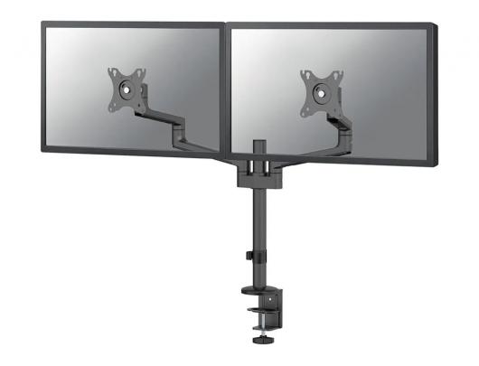 Monitoriaus laikiklis Neomounts DS60-425BL2, reguliuojamas aukštis, pasukimas, pakreipimas, sukimasis, juodas.