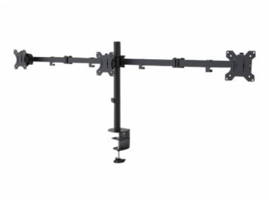 Monitoriaus laikiklis Neomounts FPMA-D550D3BLACK, reguliuojamas aukštis, pasukimas, pakreipimas, sukimasis, juodas