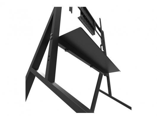 Stovas Neomounts FL50-525BL1, reguliuojamas aukštis, 55-86", maksimali apkrova 76 kg, juodas