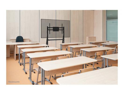 Stovas Neomounts FL50-525BL1, reguliuojamas aukštis, 55-86", maksimali apkrova 76 kg, juodas