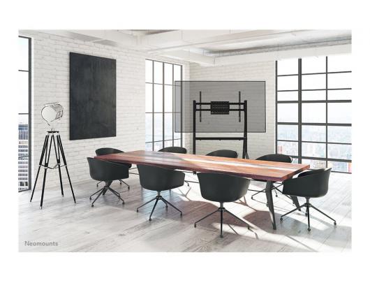 Stovas Neomounts FL50-525BL1, reguliuojamas aukštis, 55-86", maksimali apkrova 76 kg, juodas