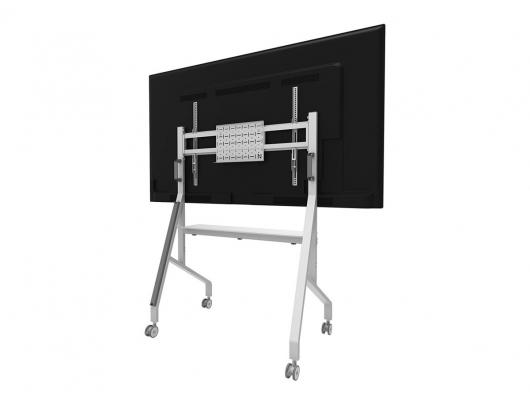 Stovas Neomounts FL50-525WH1, reguliuojamas aukštis, 55-86", maksimali apkrova 76 kg, baltas