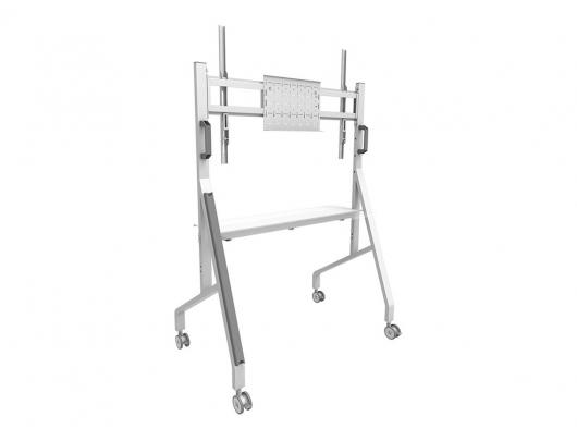 Stovas Neomounts FL50-525WH1, reguliuojamas aukštis, 55-86", maksimali apkrova 76 kg, baltas