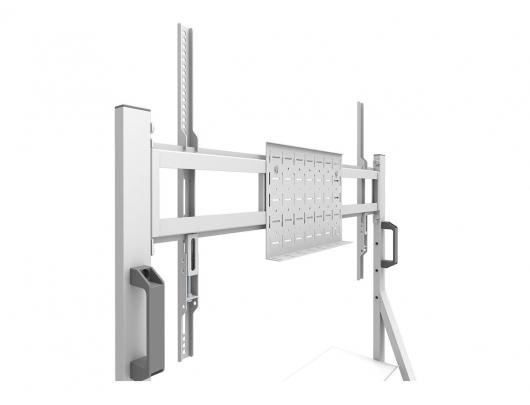 Stovas Neomounts FL50-525WH1, reguliuojamas aukštis, 55-86", maksimali apkrova 76 kg, baltas