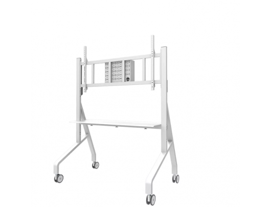 Stovas Neomounts FL50-575WH1, reguliuojamas aukštis, 65-110", maksimali apkrova 125 kg, baltas