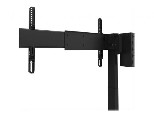 Grindų stovas Neomounts ADM-875BL2, reguliuojamas aukštis, 42-65", maksimali apkrova 40 kg, juodas
