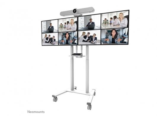Stovas Neomounts ADM-875WH2, reguliuojamas aukštis, 42-65", maksimali apkrova 40 kg, baltas