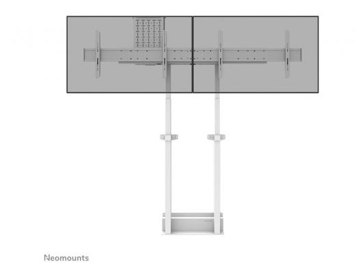 Stovas Neomounts ADM-875WH2, reguliuojamas aukštis, 42-65", maksimali apkrova 40 kg, baltas