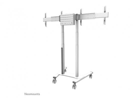 Stovas Neomounts ADM-875WH2, reguliuojamas aukštis, 42-65", maksimali apkrova 40 kg, baltas
