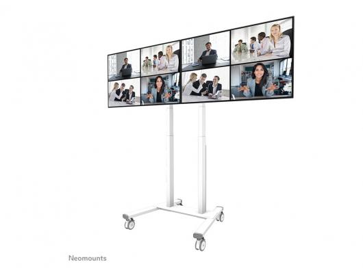 Stovas Neomounts ADM-875WH2, reguliuojamas aukštis, 42-65", maksimali apkrova 40 kg, baltas