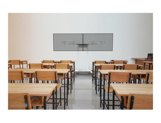 Stovas Neomounts ADM-875WH2, reguliuojamas aukštis, 42-65", maksimali apkrova 40 kg, baltas