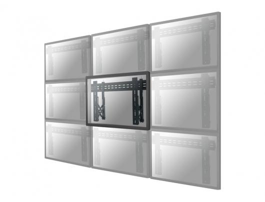 Sieninis laikiklis Neomounts LED-VW1000BLACK, vaizdo sienos laikiklis, 40-75", maksimali apkrova 50 kg, juodas
