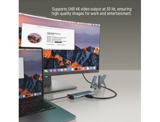 Jungčių stotelė ColorWay CW-HUB01, 5-in-1