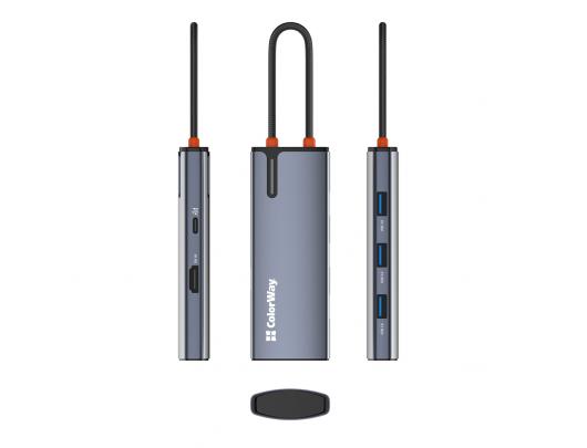 Jungčių stotelė ColorWay CW-HUB01, 5-in-1