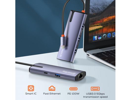Jungčių stotelė ColorWay CW-HUB03, 100 W