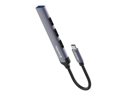 Jungčių stotelė ColorWay CW-HUB04, 4-in-1