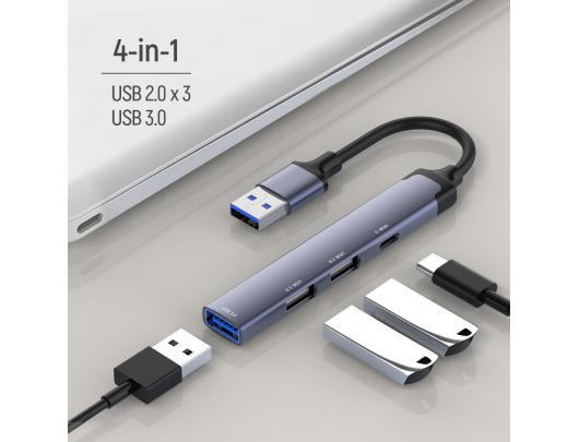 Jungčių stotelė ColorWay CW-HUB05, 4-in-1