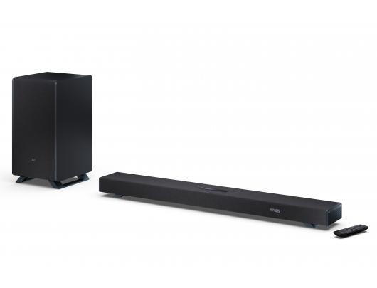 Garso sistema Sharp HT-SBW53121, 3.1.2 Dolby Atmos/DTS:X, 550 W, Bluetooth, belaidis ryšys, juoda