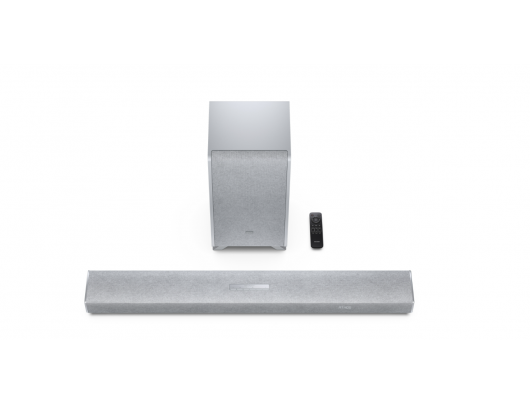 Garso sistema Sharp HT-SBW53121, 3.1.2 Dolby Atmos/DTS:X, 550 W, Bluetooth, belaidis žemų dažnių garsiakalbis, sidabrinė, belaidis ryšys