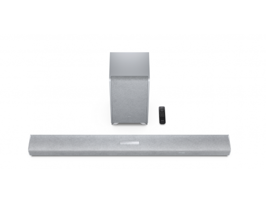 Garso sistema Sharp HT-SBW55121, 5.1.2 Dolby Atmos/DTS:X, 650 W, Bluetooth, belaidis ryšys, sidabrinė.