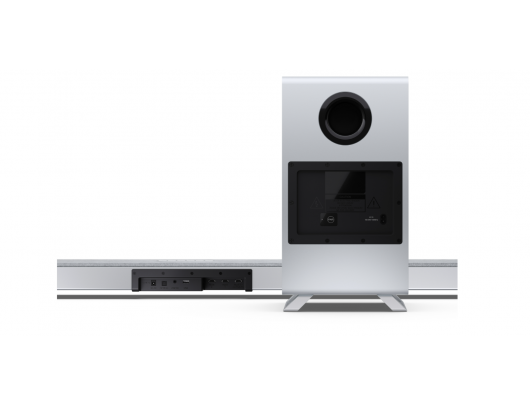 Garso sistema Sharp HT-SBW55121, 5.1.2 Dolby Atmos/DTS:X, 650 W, Bluetooth, belaidis ryšys, sidabrinė.
