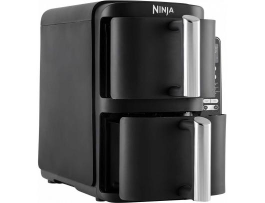 Karšto oro gruzdintuvė NINJA SL300EU, dvigubo sluoksnio su 2 stalčiais, galia 2470 W, talpa 7.6 L, juoda