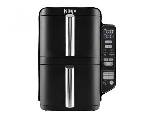 Karšto oro gruzdintuvė NINJA SL300EU, dvigubo sluoksnio su 2 stalčiais, galia 2470 W, talpa 7.6 L, juoda