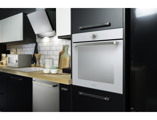 Orkaitė Gorenje BOS6737SYW, 77 L, elektrinė, AquaClean, mechaninis valdymas, garų funkcija, balta