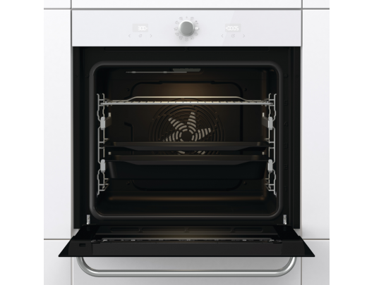 Orkaitė Gorenje BOS6737SYW, 77 L, elektrinė, AquaClean, mechaninis valdymas, garų funkcija, balta