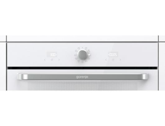 Orkaitė Gorenje BOS6737SYW, 77 L, elektrinė, AquaClean, mechaninis valdymas, garų funkcija, balta