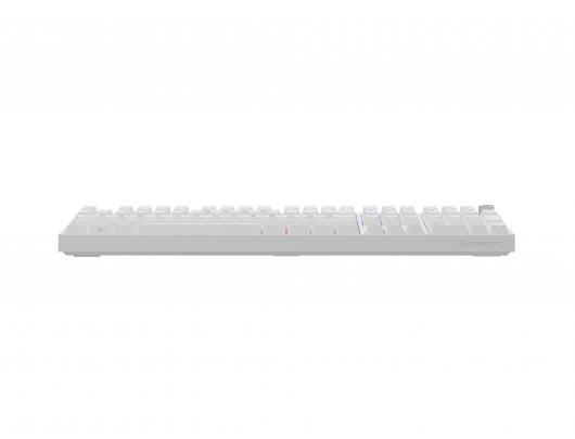 Klaviatūra Genesis Thor 404, mechaninė, laidinė, US, USB, Outemu Peach Silent, balta