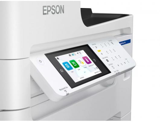 Daugiafunkcis spausdintuvas Epson WorkForce Pro EM-C8101RDWF, faksas / kopijavimas / spausdinimas / skenavimas, spalvotas, rašalinis, A3, baltas