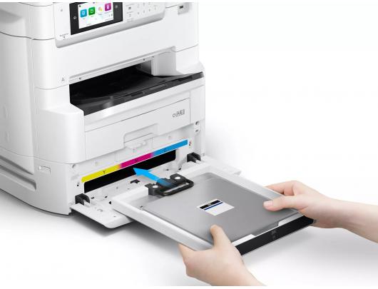 Daugiafunkcis spausdintuvas Epson WorkForce Pro EM-C8101RDWF, faksas / kopijavimas / spausdinimas / skenavimas, spalvotas, rašalinis, A3, baltas
