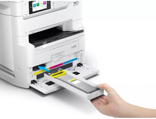 Daugiafunkcis spausdintuvas Epson WorkForce Pro EM-C8101RDWF, faksas / kopijavimas / spausdinimas / skenavimas, spalvotas, rašalinis, A3, baltas