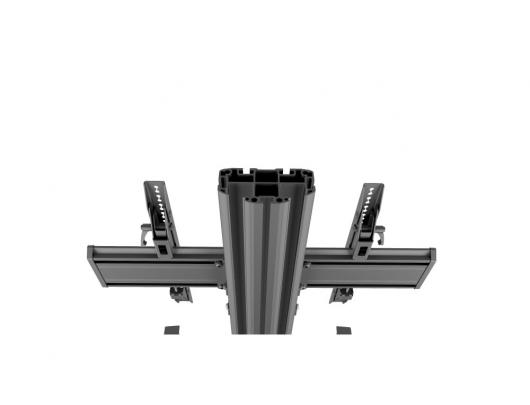 Vežimėlis EDBAK TRE100, 42-75", maksimali apkrova 70 kg, juodas