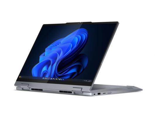 Nešiojamas kompiuteris Lenovo ThinkBook 14 2-in-1 G5, IPS, Jutiklinis ekranas, WUXGA, Intel Core U5, 16GB, 512GB SSD, Intel grafika, Windows 11 Pro, Bluetooth 5.3, Apšviesta klaviatūra, Luna pilkas.
