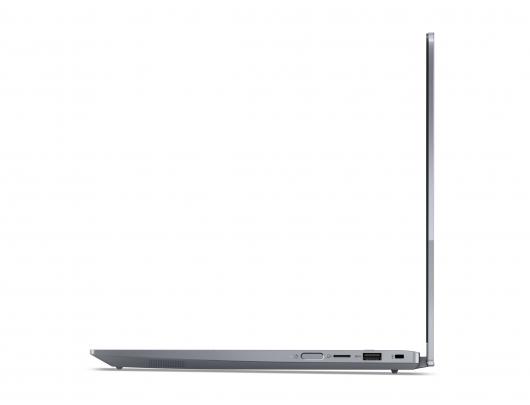 Nešiojamas kompiuteris Lenovo ThinkBook 14 G5, 2-in-1, Jutiklinis ekranas, WUXGA, Intel Core U5, 16GB DDR5, SSD 512GB, Windows 11 Pro, Bluetooth 5.3, Apšviesta klaviatūra.