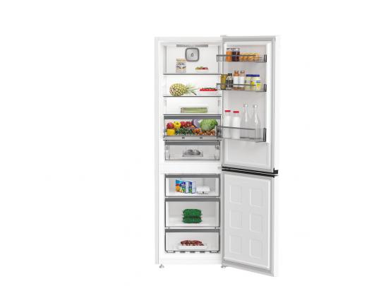 Šaldytuvas Whirlpool WHK 25364 W4E, laisvai pastatomas, 186.5 cm, šaldiklis apačioje, 210 l, 106 l, automatinis atitirpinimas, klasė E, baltas