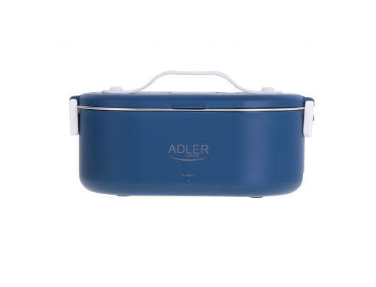 Šildoma pietų dėžutė Adler AD 4522, 0.8 L, plastikas/nerūdijantis plienas, mėlyna, su dangčiu