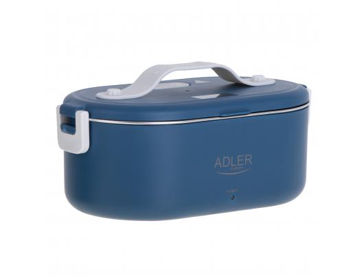 Šildoma pietų dėžutė Adler AD 4522, 0.8 L, plastikas/nerūdijantis plienas, mėlyna, su dangčiu